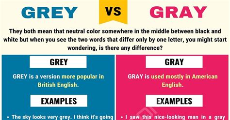 grey or gray grammar